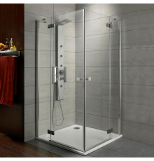Душевой уголок Radaway Almatea KDD 100x100 квадратный, двери распашные