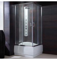 Душевой уголок Radaway Premium Plus C 80x170 прозрачное стекло квадратный, двери раздвижные