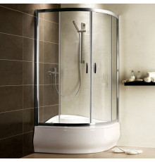 Душевой уголок Radaway Premium Plus A 80x170 прозрачное стекло четверть круга, двери раздвижные