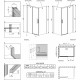 Душевой уголок Radaway Idea KDJ 110x75 L прямоугольный, двери раздвижные