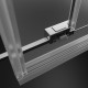 Душевой уголок Radaway Idea KDJ 110x75 L прямоугольный, двери раздвижные
