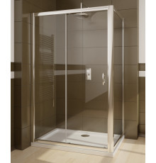 Душевой уголок Radaway Premium Plus DWJ+S 110 прозрачное стекло прямоугольный, двери раздвижные