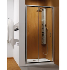 Душевая дверь в нишу Radaway Premium Plus DWJ 110 прозрачное стекло раздвижная, профиль хром