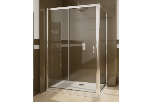 Душевой уголок Radaway Premium Plus DWJ+S 130 прозрачное стекло прямоугольный, двери раздвижные
