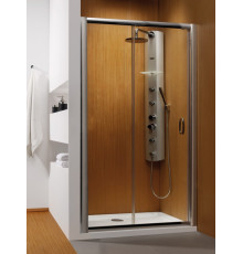 Душевая дверь в нишу Radaway Premium Plus DWJ 140 прозрачное стекло раздвижная, профиль хром