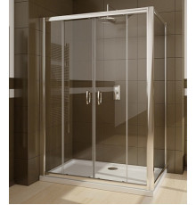 Душевой уголок Radaway Premium Plus DWD+S 140 прозрачное стекло прямоугольный, двери раздвижные