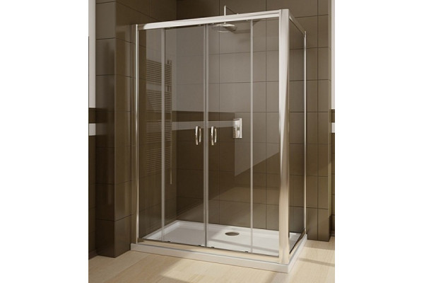 Душевой уголок Radaway Premium Plus DWD+S 140 прозрачное стекло прямоугольный, двери раздвижные