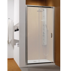 Душевая дверь в нишу Radaway Premium Plus DWJ 110 стекло фабрик раздвижная, профиль хром
