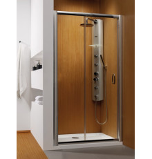Душевая дверь в нишу Radaway Premium Plus DWJ 120 прозрачное стекло раздвижная, профиль хром