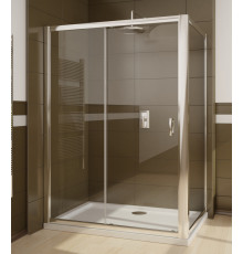 Душевой уголок Radaway Premium Plus DWJ+S 150 прозрачное стекло прямоугольный, двери раздвижные