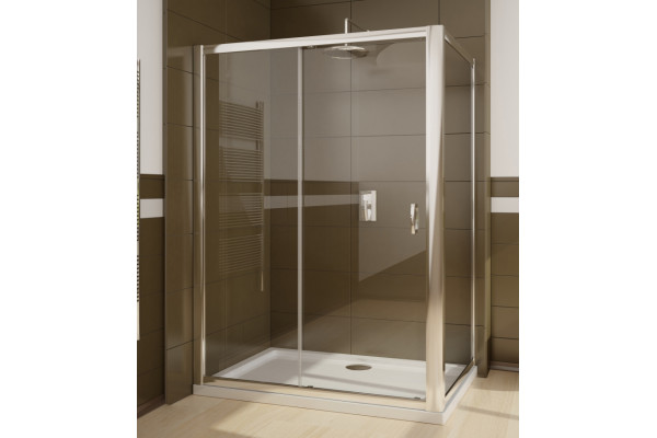 Душевой уголок Radaway Premium Plus DWJ+S 150 прозрачное стекло прямоугольный, двери раздвижные