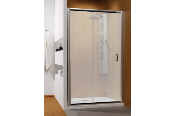 Душевая дверь в нишу Radaway Premium Plus DWJ 150 стекло фабрик раздвижная, профиль хром