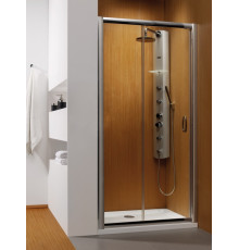 Душевая дверь в нишу Radaway Premium Plus DWJ 100 прозрачное стекло раздвижная, профиль хром