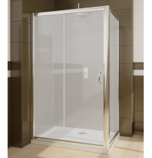 Душевой уголок Radaway Premium Plus DWJ+S 100 стекло фабрик прямоугольный, двери раздвижные