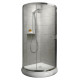 Душевой уголок Radaway Premium Plus B 90x190 прозрачное стекло полукруглый, двери раздвижные