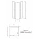 Душевой уголок Radaway Premium Plus D 80x120x190 прозрачное стекло прямоугольный, двери раздвижные