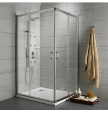 Душевой уголок Radaway Premium Plus D 90x100x190 прозрачное стекло прямоугольный, двери раздвижные