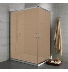 Душевой уголок Radaway Premium Plus D 80x120x190 коричневое стекло прямоугольный, двери раздвижные