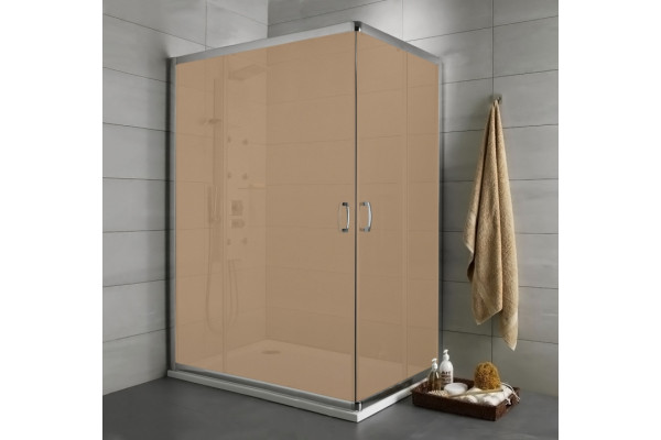 Душевой уголок Radaway Premium Plus D 80x120x190 коричневое стекло прямоугольный, двери раздвижные