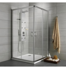 Душевой уголок Radaway Premium Plus C 100x190 прозрачное стекло квадратный, двери раздвижные