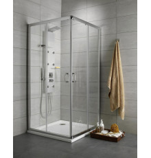 Душевой уголок Radaway Premium Plus C 90x190 прозрачное стекло квадратный, двери раздвижные