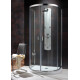 Душевой уголок Radaway Premium Plus P 100x90x190 прозрачное стекло круглый, двери раздвижные