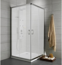 Душевой уголок Radaway Premium Plus C 90x190 стекло фабрик квадратный, двери раздвижные