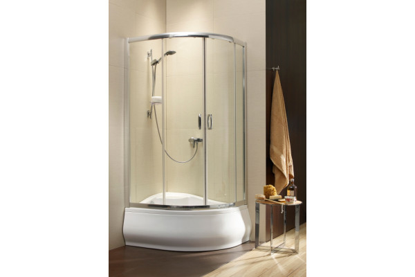 Душевой уголок Radaway Premium Plus E 100x80x170 прозрачное стекло прямоугольный-асимметричный, двери раздвижные