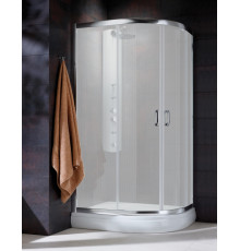 Душевой уголок Radaway Premium Plus E 100x80x190 стекло фабрик прямоугольный-асимметричный, двери раздвижные