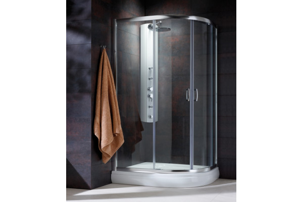 Душевой уголок Radaway Premium Plus E 120x90x190 прозрачное стекло прямоугольный-асимметричный, двери раздвижные
