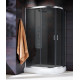 Душевой уголок Radaway Premium Plus E 120x90x190 стекло графит прямоугольный-асимметричный, двери раздвижные