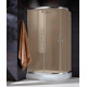Душевой уголок Radaway Premium Plus E 120x90x190 коричневое стекло прямоугольный-асимметричный, двери раздвижные