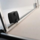Шторка на ванну Radaway Furo Black PND II 10109688-54-01L раздвижная, стекло прозрачное