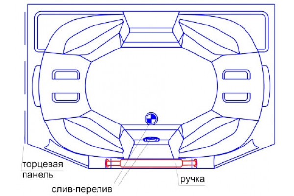 Боковой экран Radomir Конкорд левая