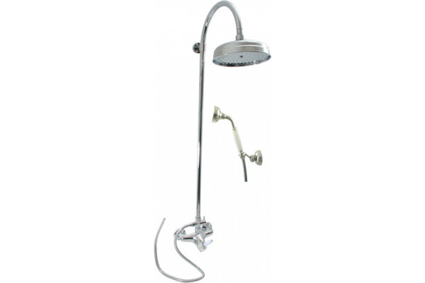 Душевая стойка Rav Slezak Labe L581.5/3 хром, штанга 110 см, шланг 150 см
