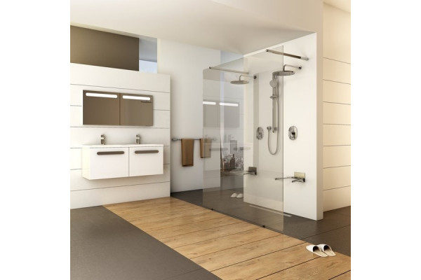 Душевая перегородка Ravak Walk-In Free GW9FM0C00Z1 140x200 см стекло прозрачное, профиль хром