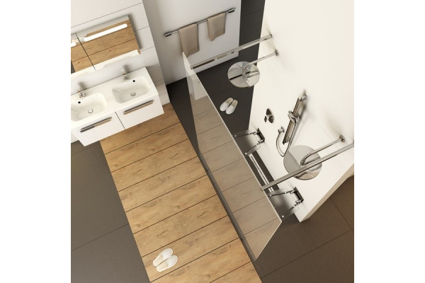 Душевая перегородка Ravak Walk-In Free GW9FM0C00Z1 140x200 см стекло прозрачное, профиль хром