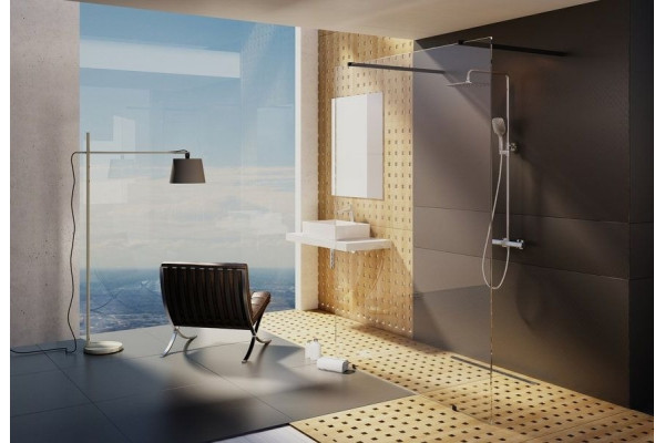 Душевая перегородка Ravak Walk-In Free GW9FM0C00Z1 140x200 см стекло прозрачное, профиль хром