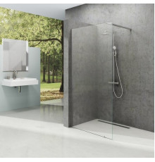Душевая перегородка Ravak Walk-In Wall 110 + кронштейн 100 см, хром, стекло прозрачное, с покрытием анти-капля