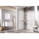 Душевая перегородка Ravak Walk-In Wall GW9WG0300Z1 120х200 см, профиль черный, стекло прозрачное, с покрытием анти-капля