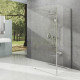 Душевая перегородка Ravak Walk-In Corner GW1CD4C00Z1 110х80 см, профиль хром, стекло прозрачное, с покрытием анти-капля