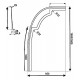 Экран Ravak Rosa 95 R 160 см