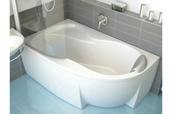 Акриловая ванна Ravak Rosa 95 L 160 см пристенная, асимметричная, объем 200 л.