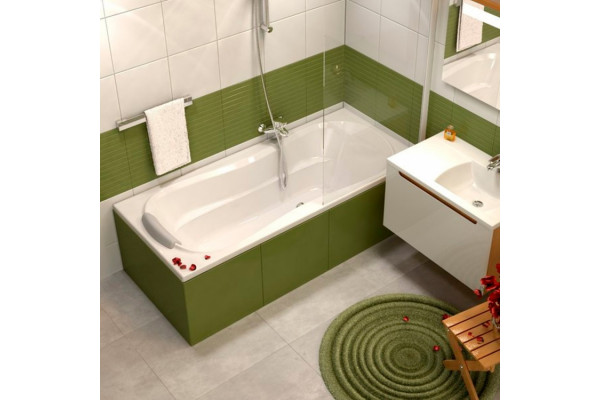 Акриловая ванна Ravak Campanula II 180 см прямоугольная, объем 220 л.