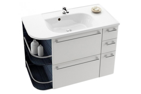 Раковина Ravak Praktik S R цвет белый, прямоугольная, с переливом