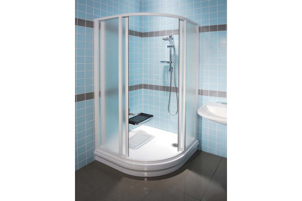 Душевой уголок Ravak Supernova SKCP4-90 Pearl четверть круга, двери раздвижные