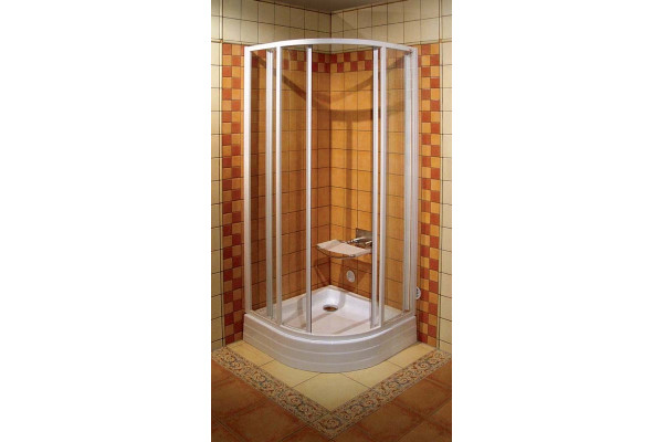 Душевой уголок Ravak Supernova SKCP4-90 Pearl четверть круга, двери раздвижные