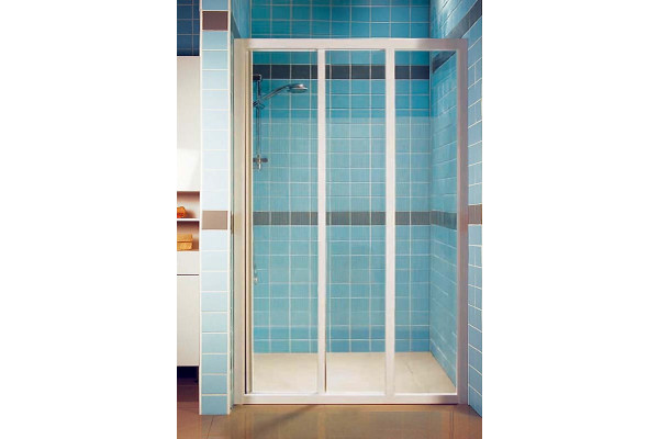 Душевая дверь в нишу Ravak ASDP3-120 Transparent раздвижная, стекло прозрачное