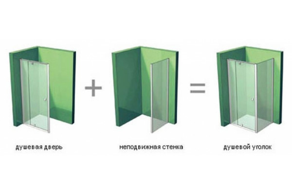 Душевая дверь в нишу Ravak ASDP3-100 Grape профиль белый раздвижная, стекло рифленое