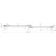 Душевая дверь в нишу Ravak MSD2-120 R Transparent, профиль хром, раздвижная, стекло прозрачное